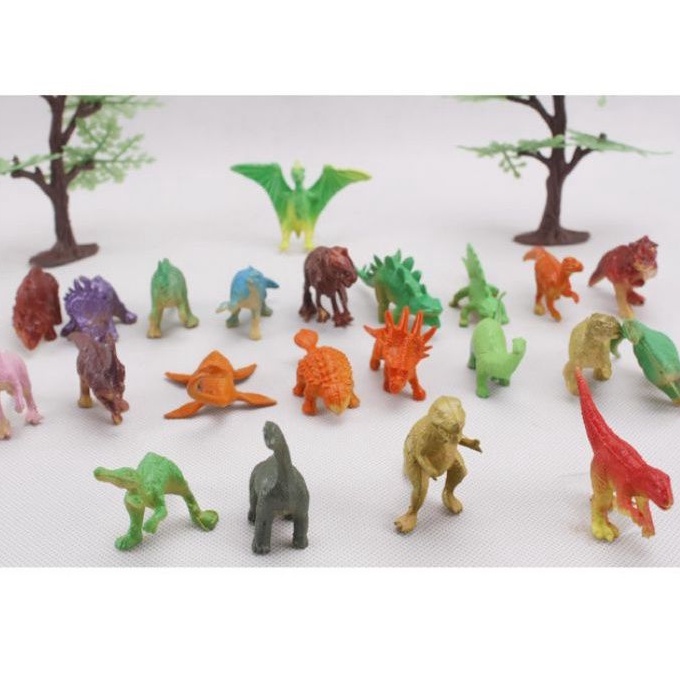 Mô hình 22 khủng long mini xinh xắn