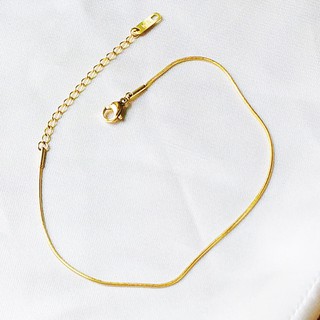 Lắc Chân Nữ Dây Mì Mảnh Chất Liệu Titan Không Đen Không Ngứa Bilyshop TT 1900