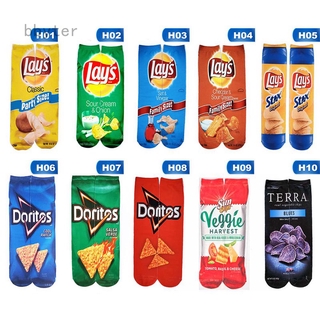 1 Đôi Tất Chân Cotton In Hình Ngộ Nghĩnh Cho Nam Nữ