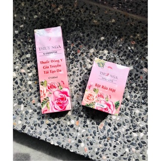 Serum Đông y tái tạo da+ bột rửa mặt Mộc Mây (Hadmade)