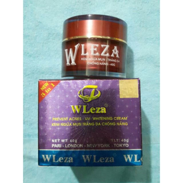 Kem WLeza 40g Ngừa Mụn Trắng Da Chống Nắng