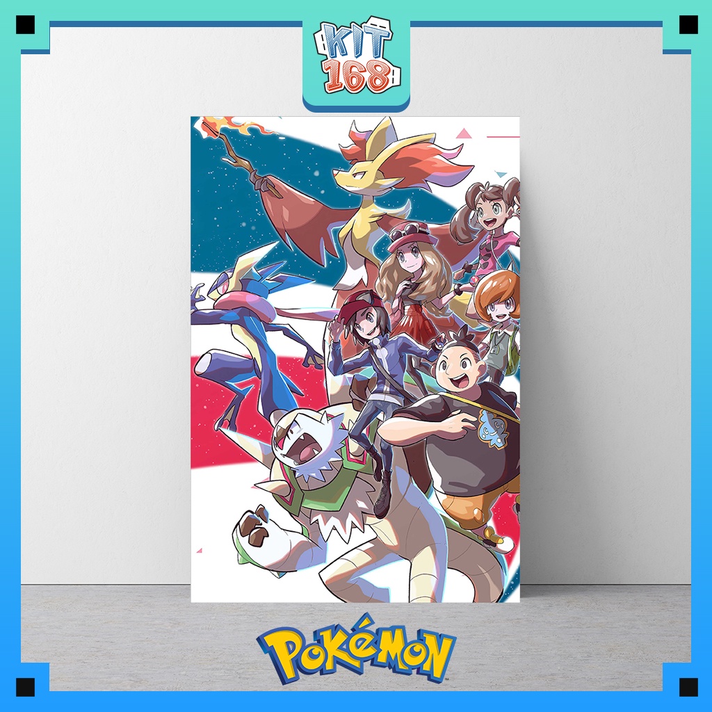 Poster Hình Bộ 3 Pokemon ver 3 (POSPIC-0105)