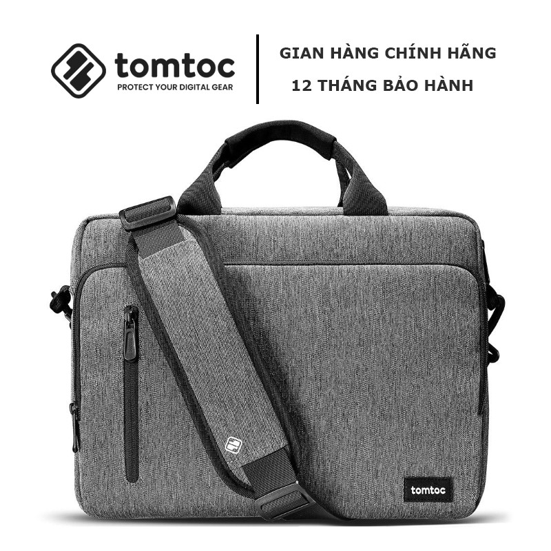 Túi Xách TOMTOC (USA) Briefcase For Ultrabook/Laptop/Macbook 13/13.3/15/16 inch Gray - A50