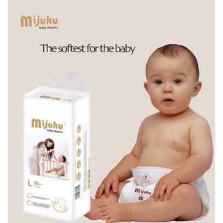 Tã bỉm quần mijuku xuất nhật 100 miếng size m/l/xl/xxl/xxl siêu thấm hút
