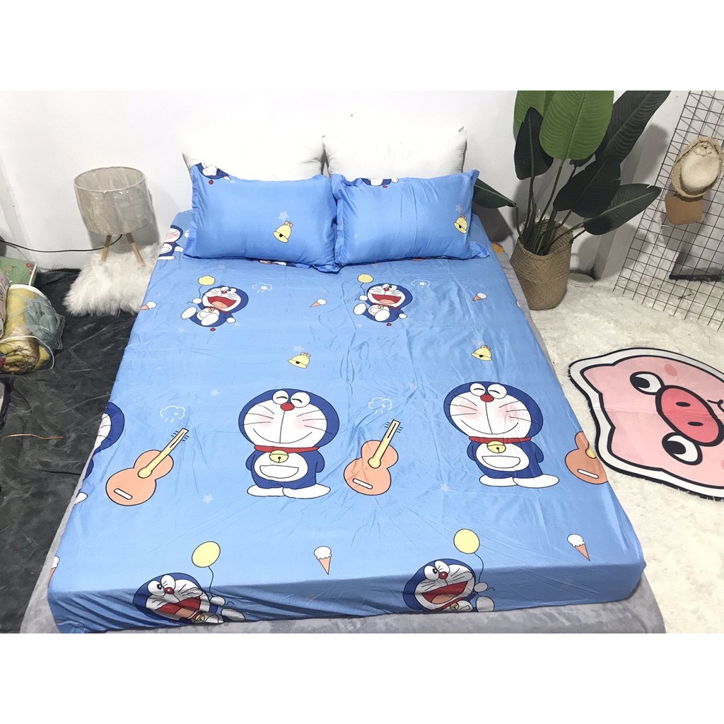 [Free ship-Xả hàng]Ga trải giường,drap ga giường poly cotton