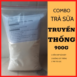 Combo trà sữa truyền thống gói 900g pha tới 30ly