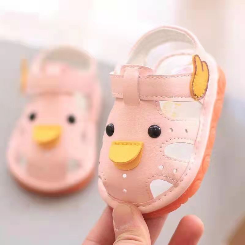 SUGE Xăng đan Đế Mềm Chống Trượt Thoáng Khí Thời Trang Cho Bé