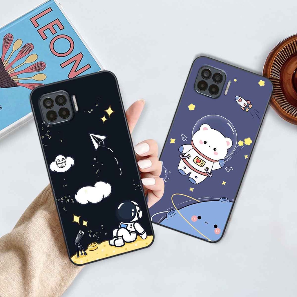 Ốp Oppo A73 / A93 in hình vũ trụ, phi hành gia bầu trời cute dễ thương