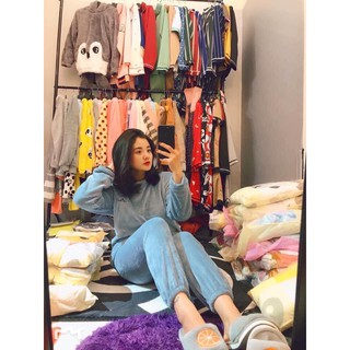 sỉ=lẻ Bộ ngủ bông siêu ấm