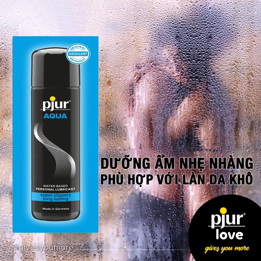 Gel Bôi Trơn Gốc Nước Pjur Aqua 2ml