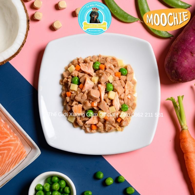 MOOCHIE PATE THỨC ĂN ƯỚT CHO CHÓ 85GR