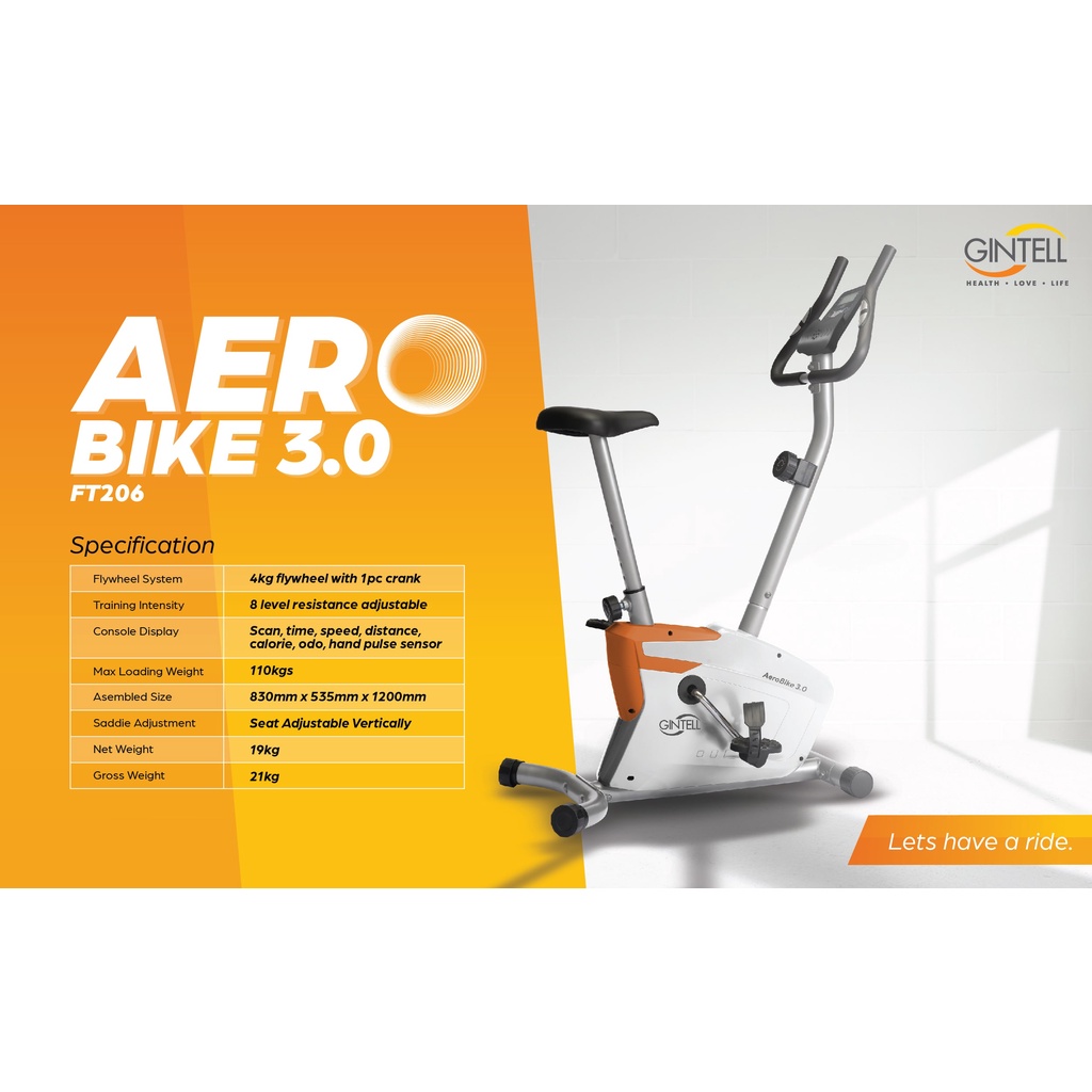 Xe Đạp Tập GINTELL - AERO BIKE 3.0