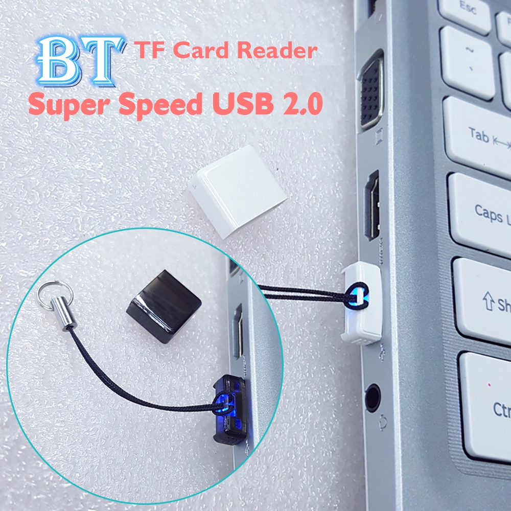 【READY STOCK】Đầu Đọc Thẻ Nhớ Mini Tốc Độ Cao Usb 2.0