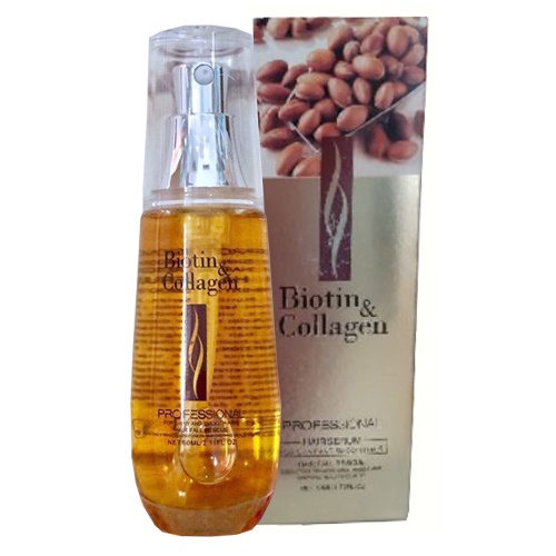 Tinh dầu dưỡng bóng mượt tóc Biotin & Collagen Serum 60ml NEW 2022