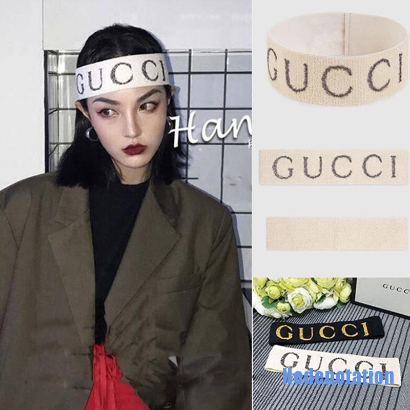 (Hàng Mới Về) Băng Đô Thể Thao In Chữ Gucci 0317 Dành Cho Nam Và Nữ