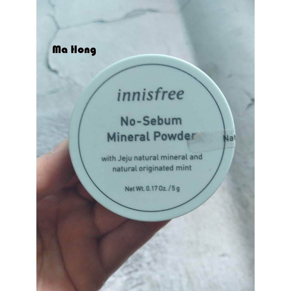 [ Ảnh Chụp Thật ] Phấn Phủ Kiềm Dầu Innisfree No Sebum