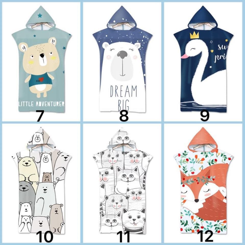 Aó choàng tắm lớn ❤️ FREESHIP ❤️ Aó choàng tắm lớn cho bé