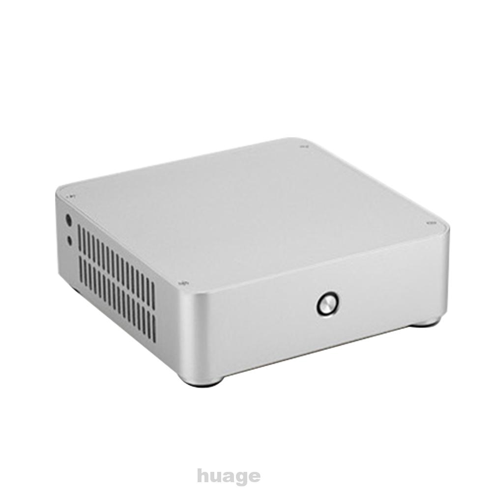 E-H60 Horizontal Durable Home Mini ITX Aluminum Alloy Without Power Supply Computer Case