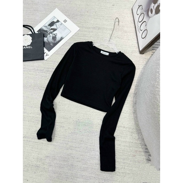ÁO THUN TĂM TAY DÀI XỎ NGÓN DÁNG CROPTOP NĂNG ĐỘNG MS11289 (G2-4)