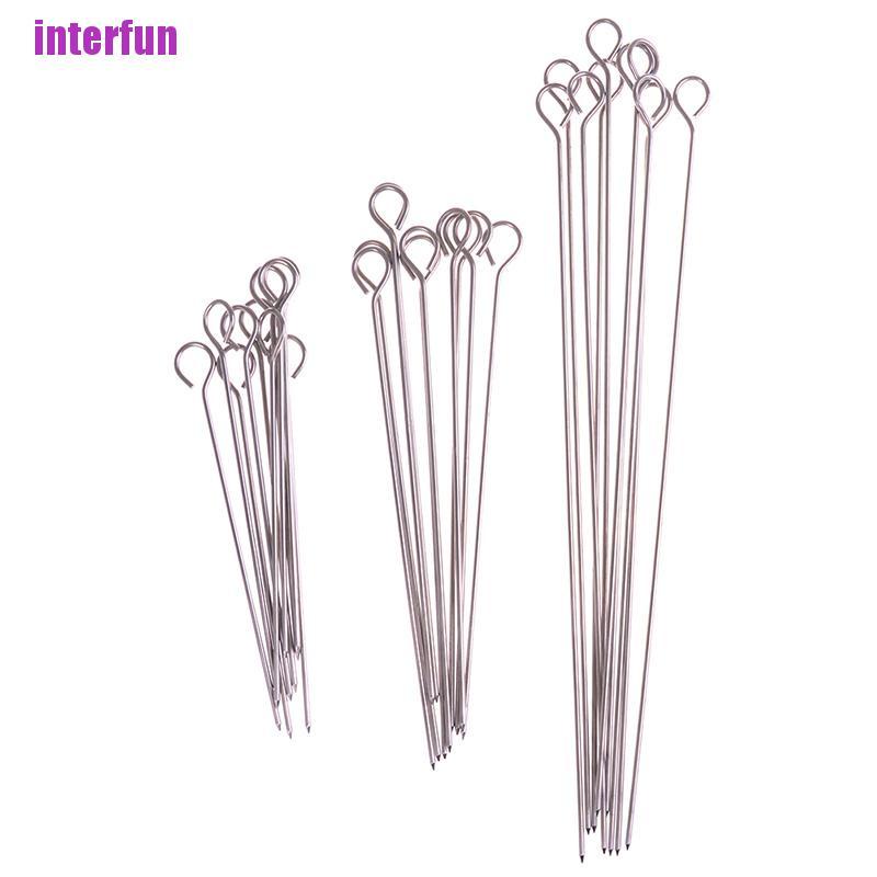 Bộ 10 Cây Xiên Nướng bbq Bằng Inox Chuyên Dụng