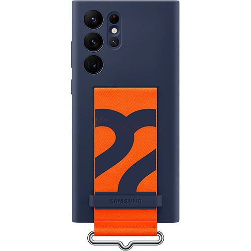 Ốp lưng Samsung Silicone Cover with Strap Samsung Galaxy S22/S22+/S22 Ultra - Hàng chính hãng