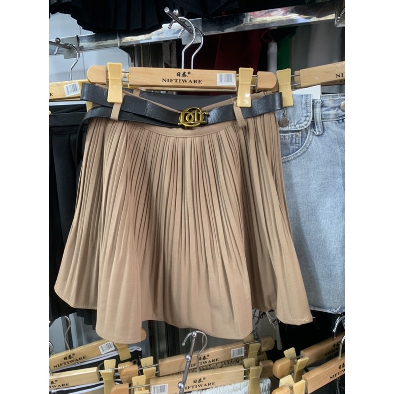 [ Mã FADIRECT20 giảm 20K đơn 150K] chân váy xếp li kèm đai | BigBuy360 - bigbuy360.vn