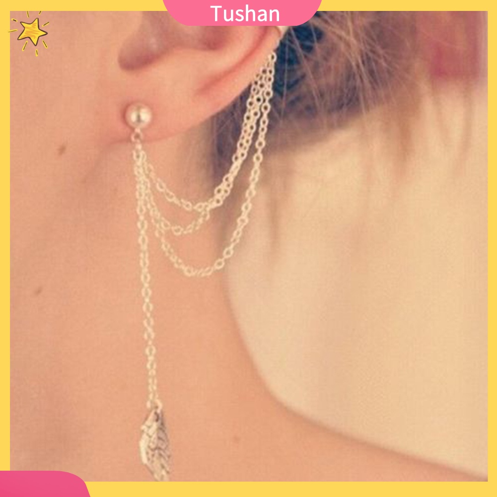 Khuyên Vành Tai Dáng Dài Phong Cách Rock Cá Tính