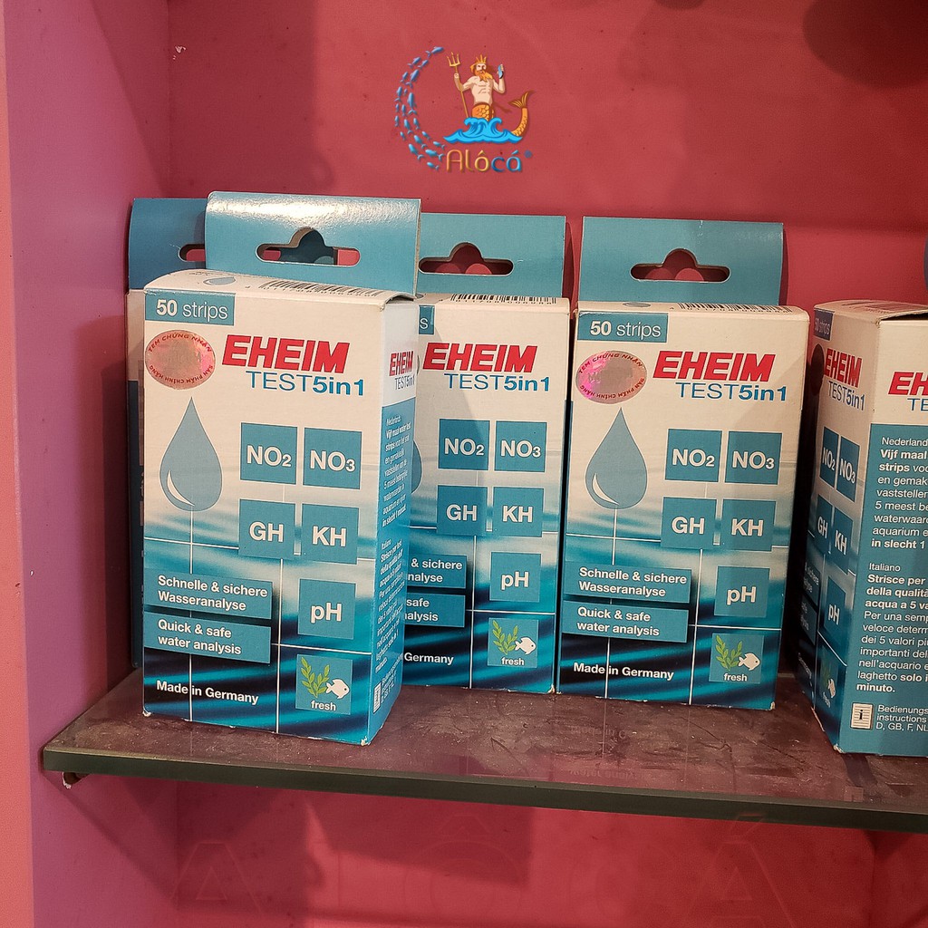Bộ Test 5 chỉ số nước chính hãng EHEIM của Đức cho bể cá cảnh