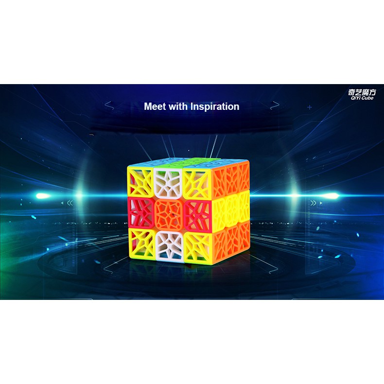 Đồ chơi Rubik Qiyi DNA Plane Đa Sắc - Rubik Biến Thể IQ