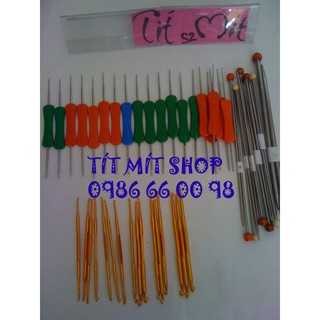 Set 60 kim đan và kim móc