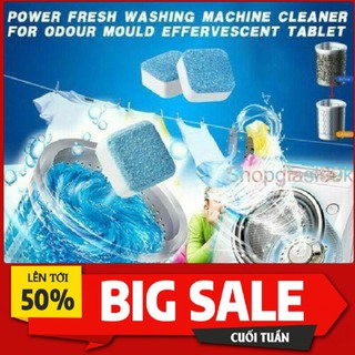 10 Viên tẩy rửa vệ sinh lồng máy giặt diệt khuẩn khử trùng GÍA SỐC [SALE OFF 50%]
