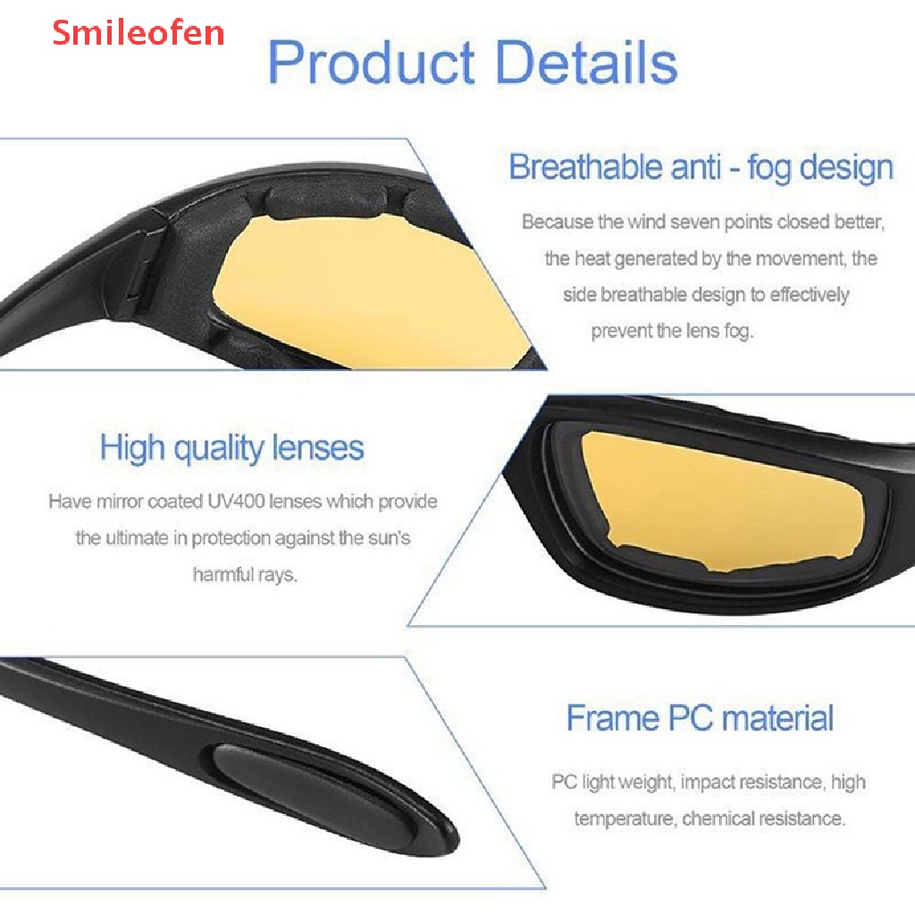 [Smileofen] Kính Mát Phân Cực Chống Chói Khi Lái Xe Ban Đêm Mới