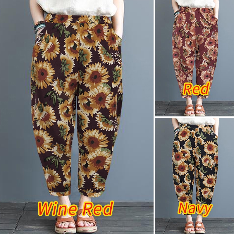 Quần dài ZANZEA lưng thun ống rộng phong cách cổ điển cho nữ | BigBuy360 - bigbuy360.vn