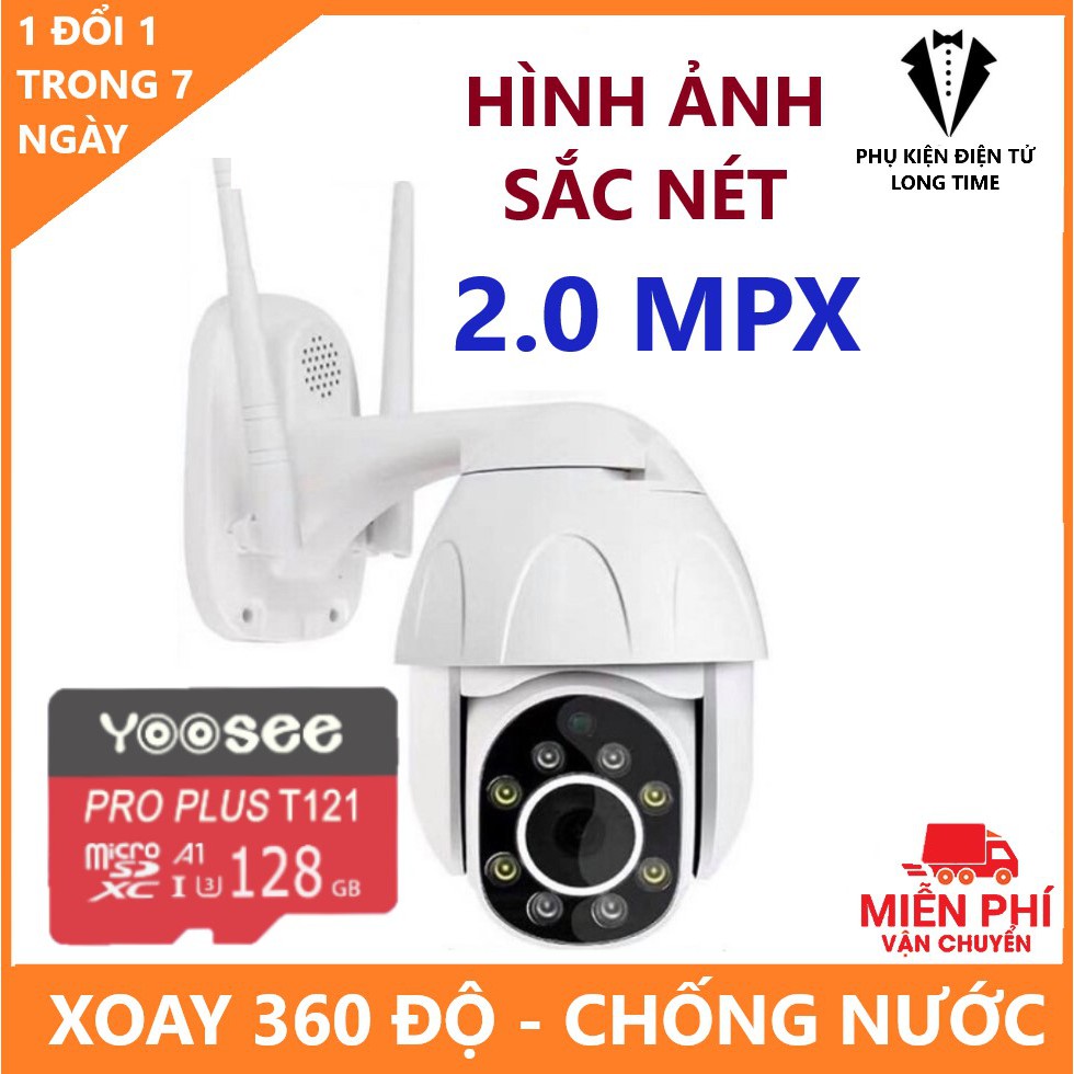 Camera Yoosee ngoài trời 2.0 Mpx Kèm thẻ nhớ chính hãng