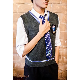 Áo gile len Hogwarts 4 nhà ấm áp, style UK đồng phục phù thủy sinh trong Harry Potter