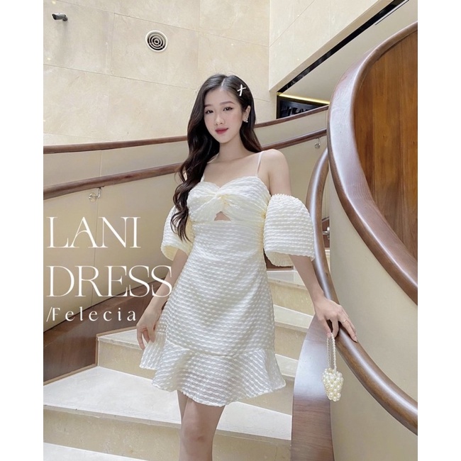 ĐẦM NUDE 2S RỚT TAY PHỒNG XOẮN NGỰC KHOÉT