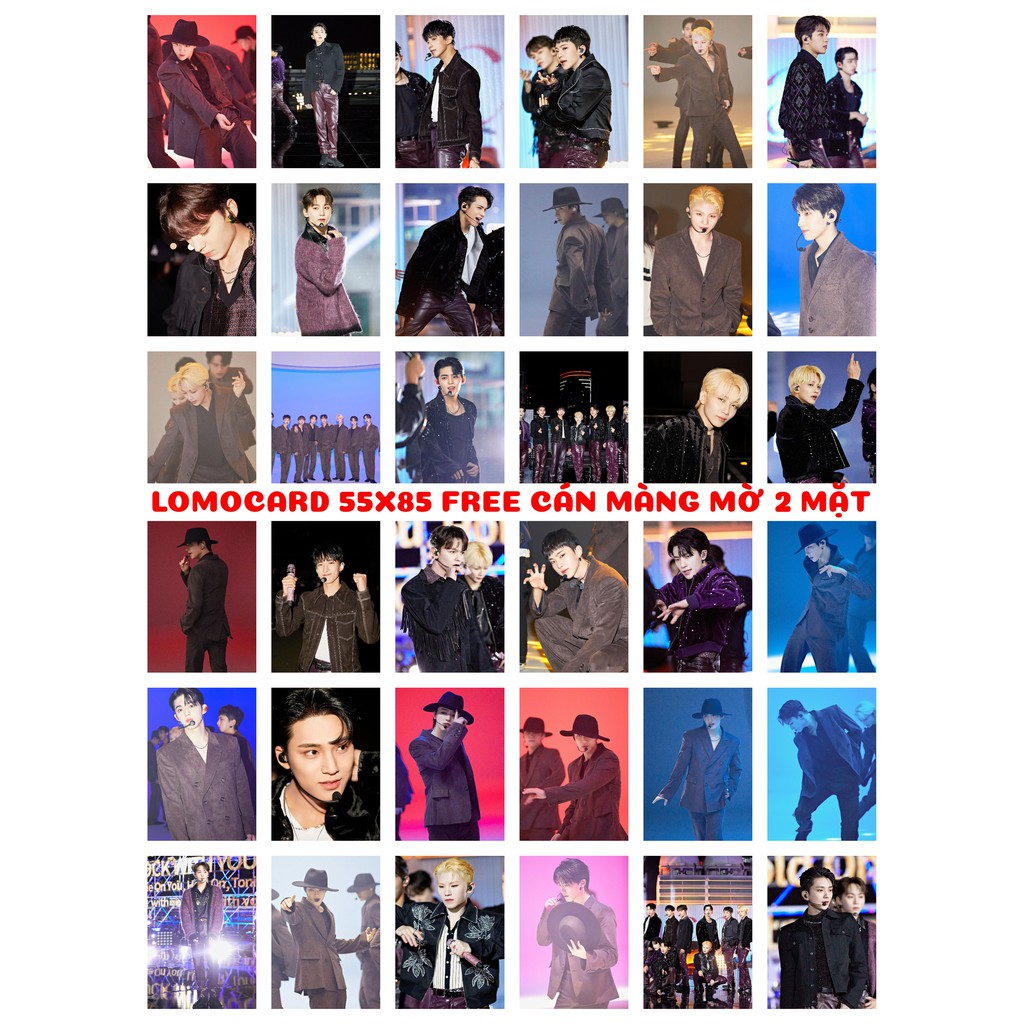 Lomo card 36 ảnh nhóm Seventeen - Attacca comeback show