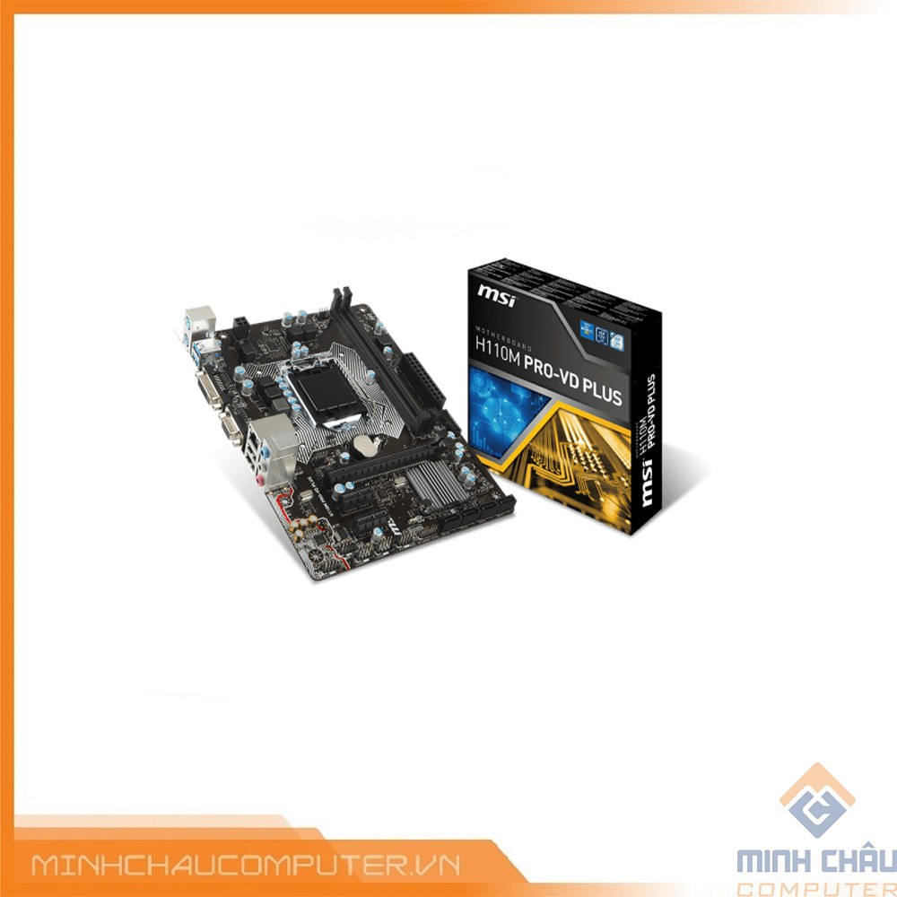 Main MSI H110M PRO-VD PLUS (Chipset Intel H110/ Socket LGA1151/ VGA onboard