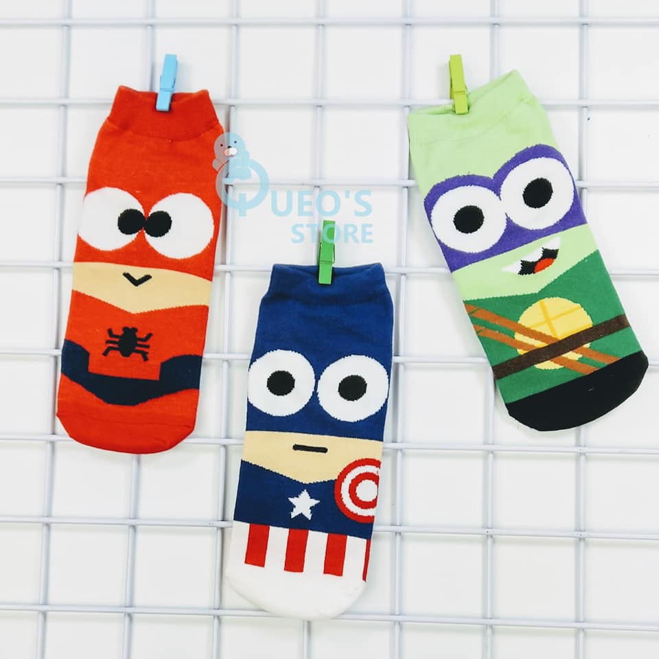 Tất  thấp cổ siêu nhân phiên bản đáng yêu