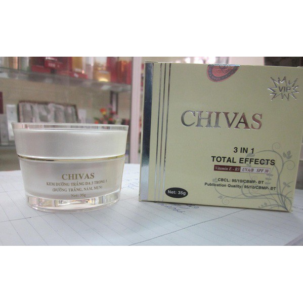 Kem Dưỡng Trắng Da da 3 in 1 - Chivas