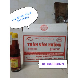 Nước mắm Siêu sạch Trần Văn Hưởng - Combo 6 chai sành 250ml cốt cô đặc
