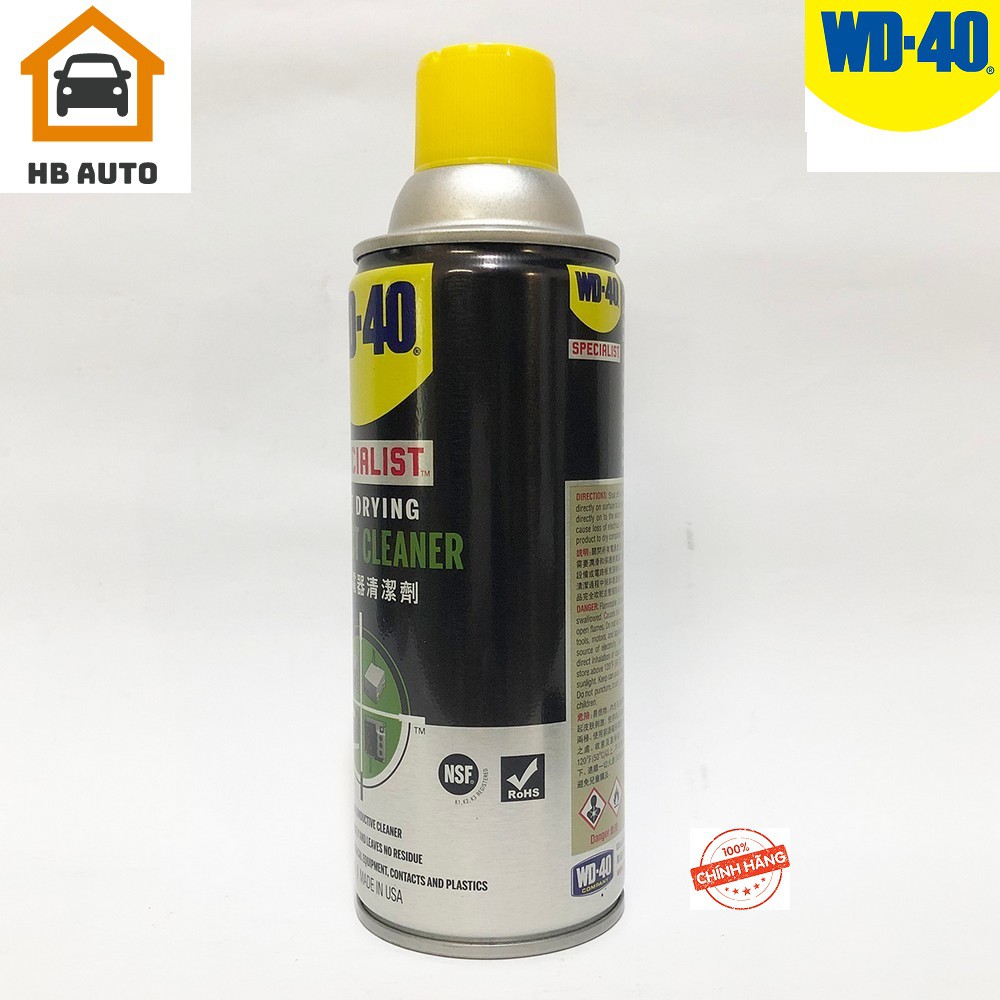 Chai Làm sạch bề mặt khô nhanh WD-40 Specialist Fast Drying Contact Cleaner (360ml)