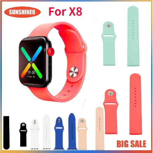 Dây Đeo Silicon Mềm Cho Đồng Hồ Thông Minh X8