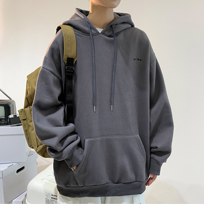 Áo khoác hoodie tay dài phong cách Hàn Quốc thời trang cho nam 5 màu tùy chọn cỡ M-5XL | BigBuy360 - bigbuy360.vn