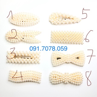 Kẹp mái thời trang nữ đính hạt