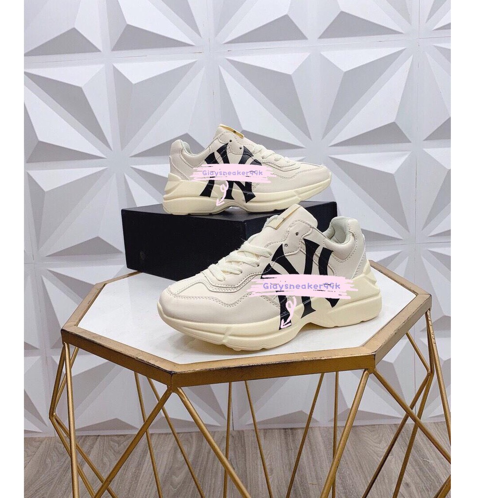 CHUYÊN SỈ_GIÀY SNEAKER NAM NỮ GC KEM PHỐI CHỮ NY