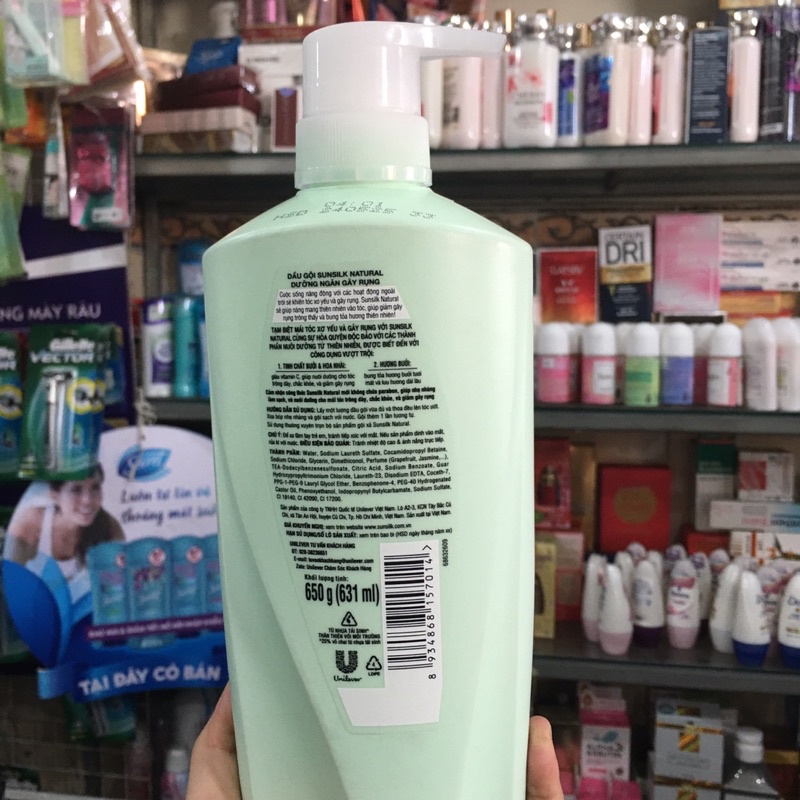 Dầu gội Sunsilk ngăn rụng tóc 650g