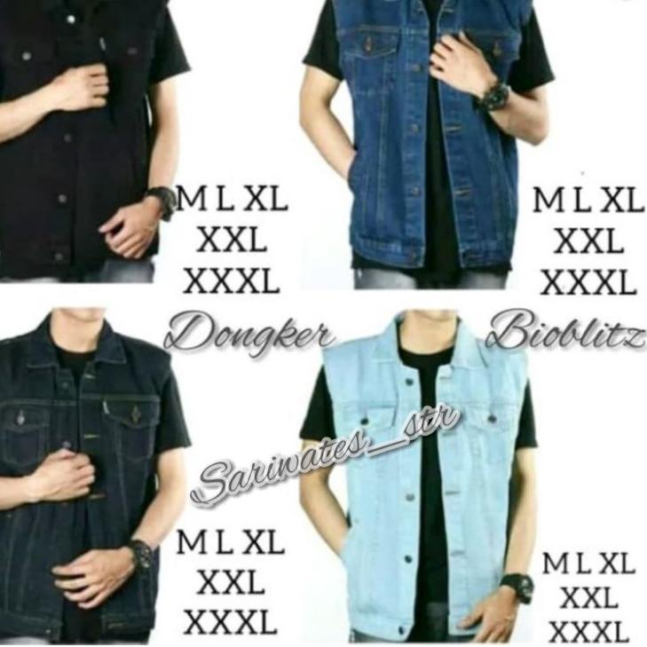 Siêu cao | Mã-770 | Áo Khoác JEANS Không Tay SIZE Lớn Màu Xanh Đen/Xám/Đỏ/Xanh Lam/Xám Trơn SIZE Lớn Cho Nam Và Nữ