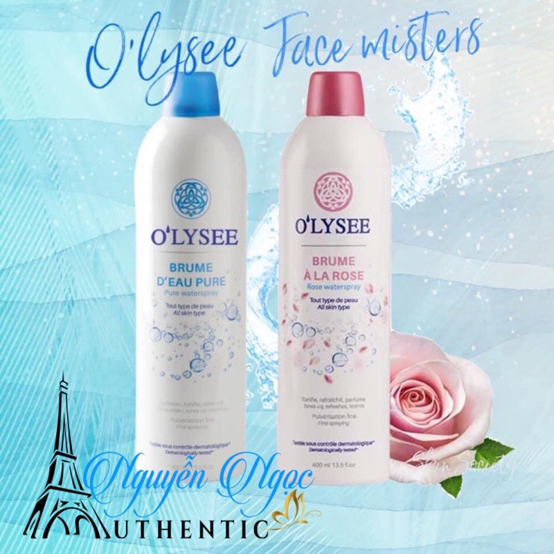 💦{BIG Sale} Xịt khoáng Olysee- Pháp (400ml)