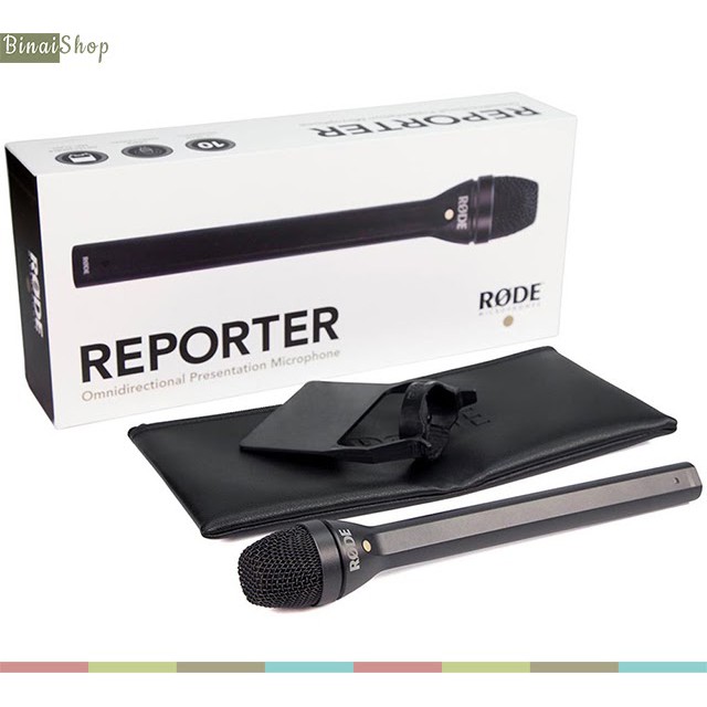 [Mã ELHACE giảm 4% đơn 300K] Micro phỏng vấn cho máy ảnh, máy quay Rode Reporter